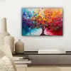 Boom - Levensboom - Kleurrijk - Abstract canvas 2cm klein -sfeer6