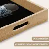 Microfoon - Delfts blauw - Muziek Dienblad Rechthoek middel -USP_HandgreepNL
