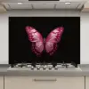 Vlinder - Fuchsia - Grafisch keuken achterwand spatscherm klein -3d_website