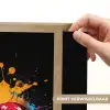 Kersen - Fruit - Graffiti - Verf - Abstract - Modern - Kleurrijk Light Box met batterij (Wandlamp) middel -USP_websiteprintNL
