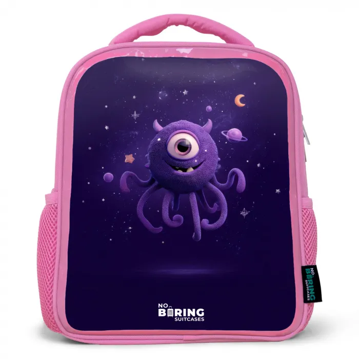 Kosmisch tentakelmonster Kinderrugzak - Roze middel -3d