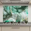 Goud - Marmer - Groen - Luxe - Marmerlook - Grijs keuken achterwand spatscherm klein -3d_website