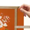 Vaas - Bloemen - Oranje Light Box met batterij (Wandlamp) middel -USP_websiteprintNL