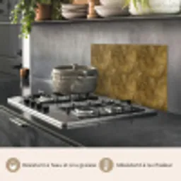 Organisch - Lijnen - Goud keuken achterwand spatscherm klein 900 -usp_FR