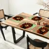 Vrouw - Aardbeien - Kroon Placemat vinyl groot -zzsfeer4_Kitchenyeah-website
