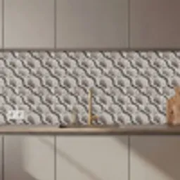 Zand - Schelpenvorm - Grijs keuken achterwand 2 middel 871 zz_3dshopping