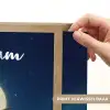 Heks - Volle maan - Sterrenhemel Light Box met batterij (Wandlamp kind) middel -USP_websiteprintNL