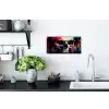 Schedel - Abstract - Rood - Blauw - Graffiti Muursticker klein -keuken