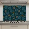 Blauw - Patroon - Retro keuken achterwand spatscherm klein 900 -3d_website