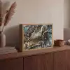 Marmer - Goud - Groen Light Box met batterij (Wandlamp) middel -sfeer2