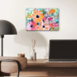 Bloemen - Schilderij - Natuur - Botanisch aluminium wit klein -sfeer5