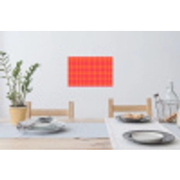 Stippen - Patroon - Oranje Muursticker klein 286 -eettafel