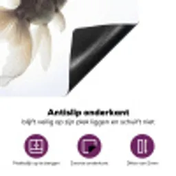 Goudvissen - Modern - Wit Inductie beschermer vinyl 3mm middel -zzzzzzz-cc-onderkant