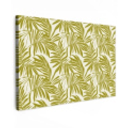 Palmblad - Patroon - Groen Tuinposter op houten frame 2 cm dik klein 845 -3d