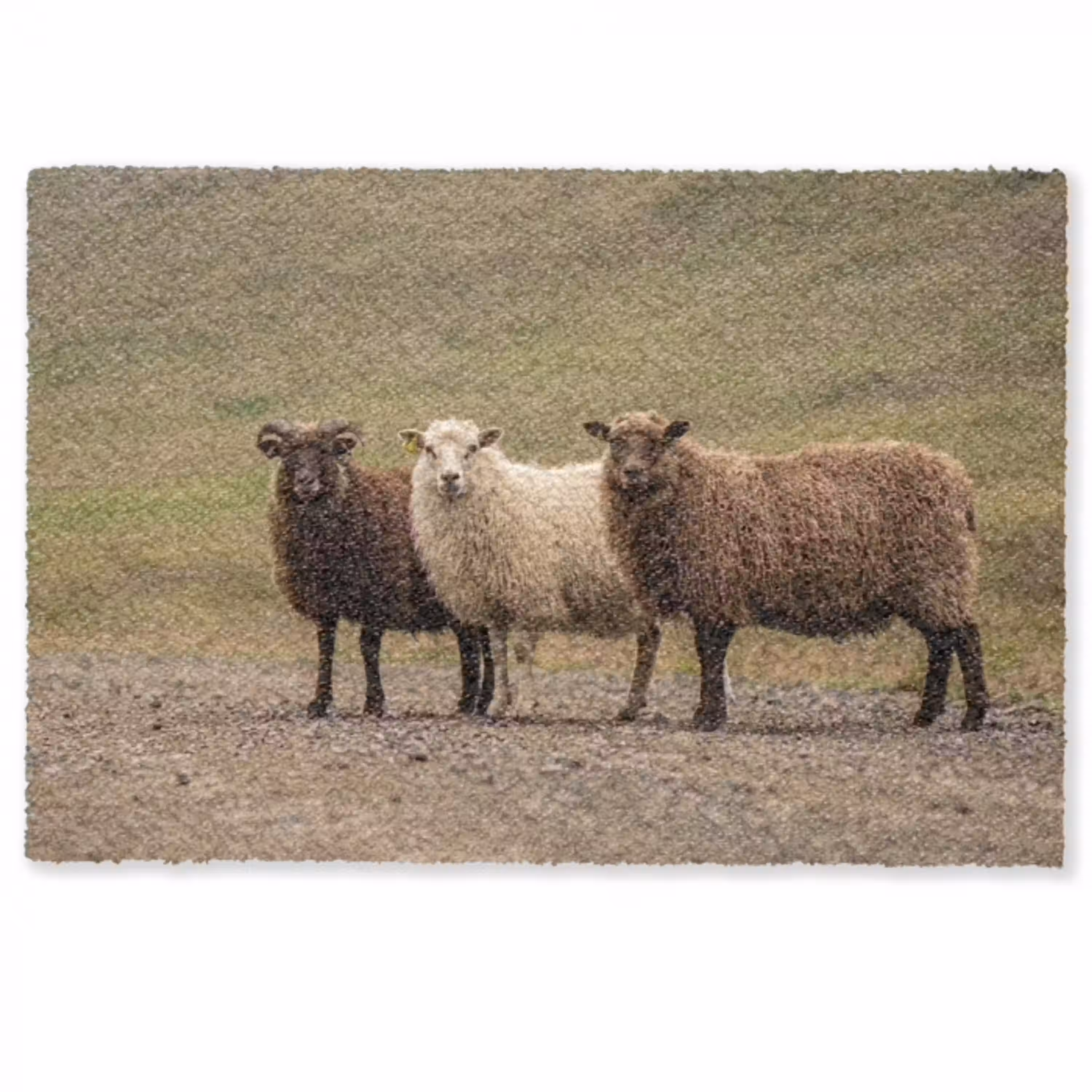 Schapen - Bruin - Wit - Grindpad Deurmat klein -zkaufland3d