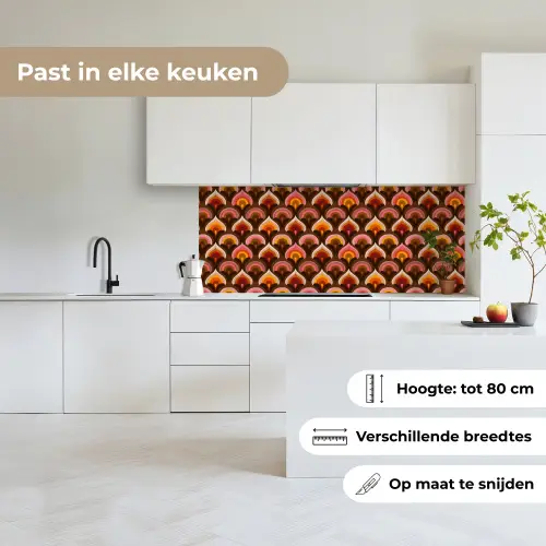 Patroon - Retro - Kleurrijk keuken achterwand 2 middel 871 -sfeer4_NL