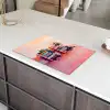 Planken - Boeken - Bladeren Inductie beschermer vinyl 3mm klein -sfeer8