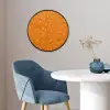 Water - Druppels - Oranje Fotolijst rond zonder passe partout klein -sfeer2