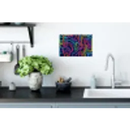 Retro - Abstract - Neon Muursticker klein -keuken