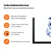 Vogel - Delfts blauw - Illustratie - Bloemen Inductie beschermer vinyl 3mm klein -zzzzzzz-td-ups