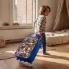 Overvol patroon met lekkernijen Kinderkoffer - Blauw klein -sfeer1
