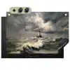 Vuurtoren - Golven - Storm Inductie beschemer met haakjes klein -3d