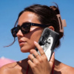 Zonnebril - Vrouw - Zwart - Wit Toughcase MagSafe Apple iPhone 17 klein -Sfeer2V