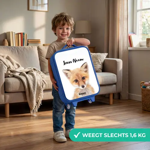 Vicky Vosje Kinderkoffer - Blauw klein -sfeer2_NL