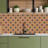 Retro - Vintage - Design - Cirkel keuken achterwand 2 middel 871 -sfeer3