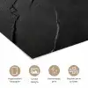Zwart - Steen - Beton poster papier klein -closeup_NL