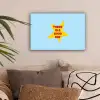 Ster - Today is a good day - Blauw canvas 2cm klein -sfeer1