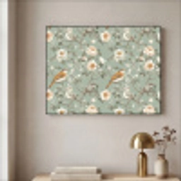 Roze - Vogels - Kleurrijk Textielframe zwart klein 947 -sfeer2
