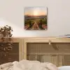 Wijngaard - Zonsondergang - Landschap plexiglas 5mm klein -sfeer4