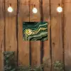Marmer - Goud - Glitter - Groen - Marmerlook - Luxe tuinposter los doek klein -sfeer1
