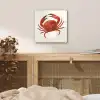Krab - Felrood - Poten plexiglas 5mm klein -sfeer4