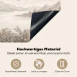 Landschap - Bergen - Meer - Natuur Inductie beschemer met haakjes klein -ky-onderkant-de