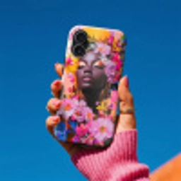 Kleurrijk - Bloemen - Vrouw - Zon Toughcase MagSafe Apple iPhone 17 klein -Sfeer1V