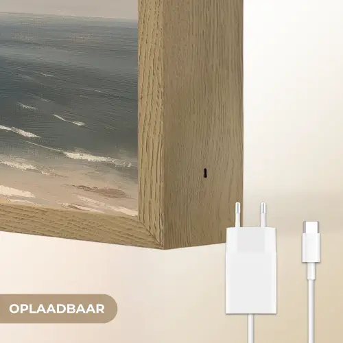 Klif - Zee - Boom Light Box met batterij (Wandlamp) middel -USP_websiteoplaadbaarNL