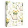Gieter - Bloemen - Eieren KitchenYeah - Keuken - Canvas middel -3d