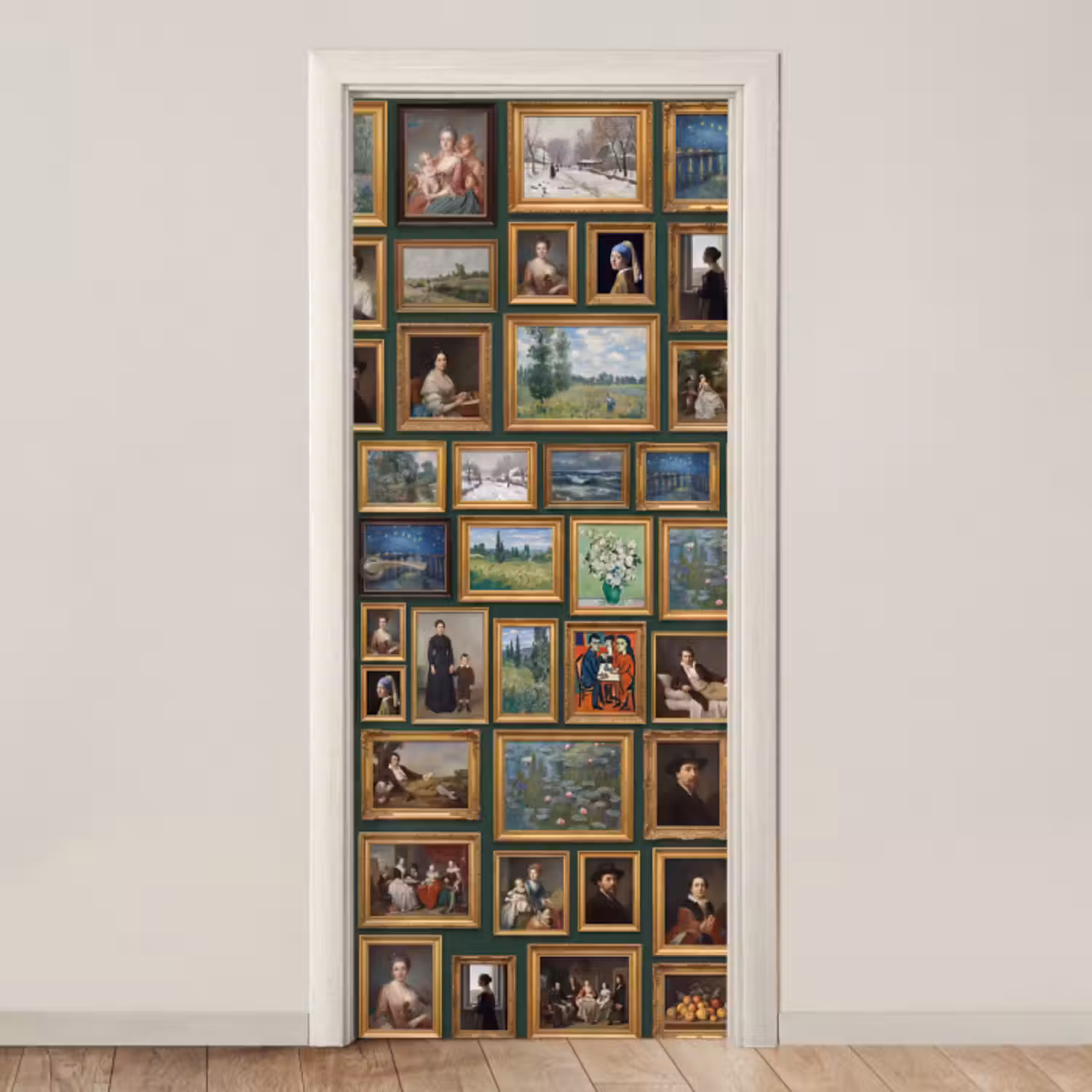 Deursticker - Kunst - Schilderijen - Collectie - Klassiek - Groen