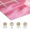 Badeend -Strik - Roze poster papier klein -closeup_NL
