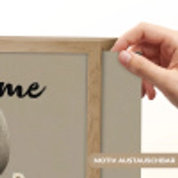 Neushoorn - Witte bloemen - Lief Light Box met batterij (Wandlamp kind) middel -USP_websiteprintDE