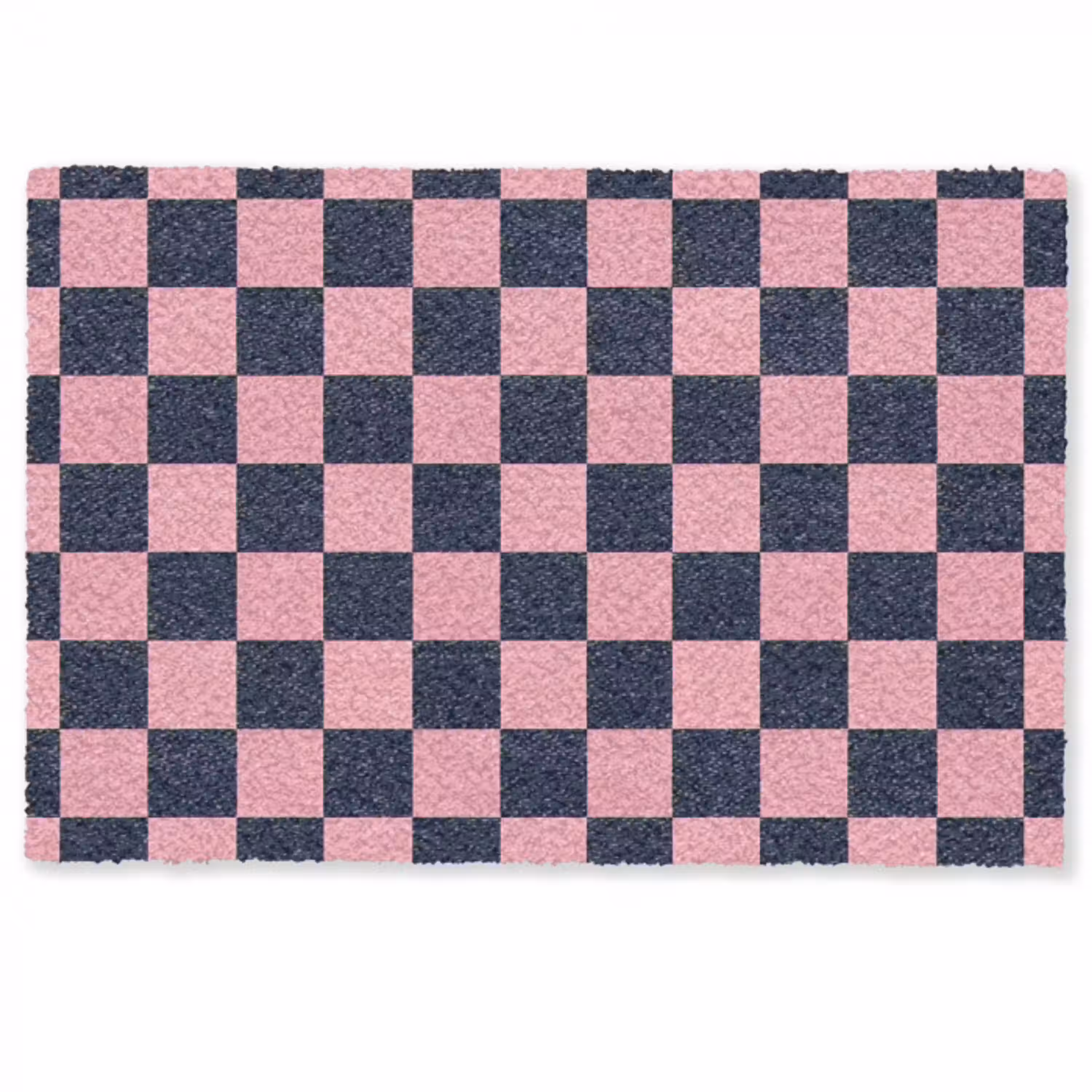 Traditioneel - Patroon - Blauw - Roze Deurmat klein 898 -zkaufland3d