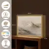 Berglandschap - Mist  - Penseelstreken Light Box met batterij (Wandlamp) middel -USP_websiteoverzichtNL