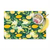 Groen - Bloemen - Citroenpartjes Placemat vinyl groot 368 -zzzproduct_Kitchenyeah-website
