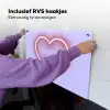 I liked it so it's mine - Neon hart - Paars Inductie beschemer met haakjes klein -ky-ophangen-nl