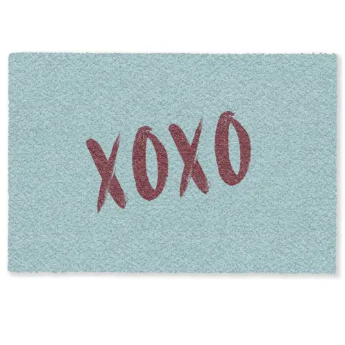 XOXO - Blauw - Rood Deurmat klein -zkaufland3d