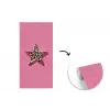 Ster - Luipaard - Print - Roze fotobehang vinyl groot -3d