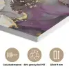 Marmer - Abstract - Goud - Paars PET vilt klein -closeup_NL