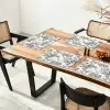 Tijger - Jungle - Patroon - Grijs Placemat vinyl groot 368 -zzsfeer4_Kitchenyeah-website